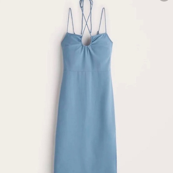 Halter strappy midi dress - Abercrombie XXSP NWT - Picture 4 of 4